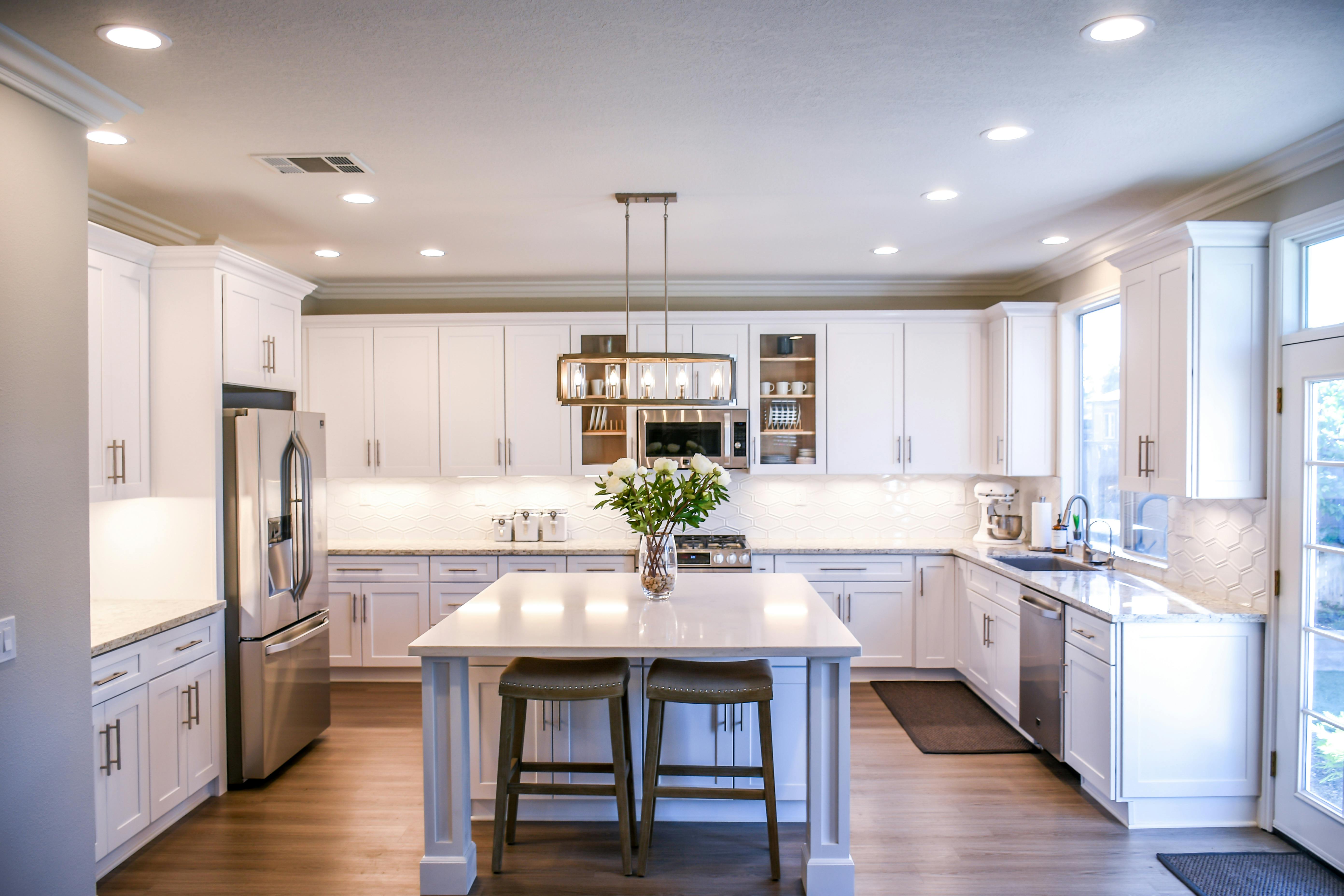 Spotless cleaned kitchen